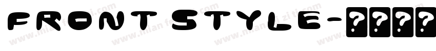 front style字体转换